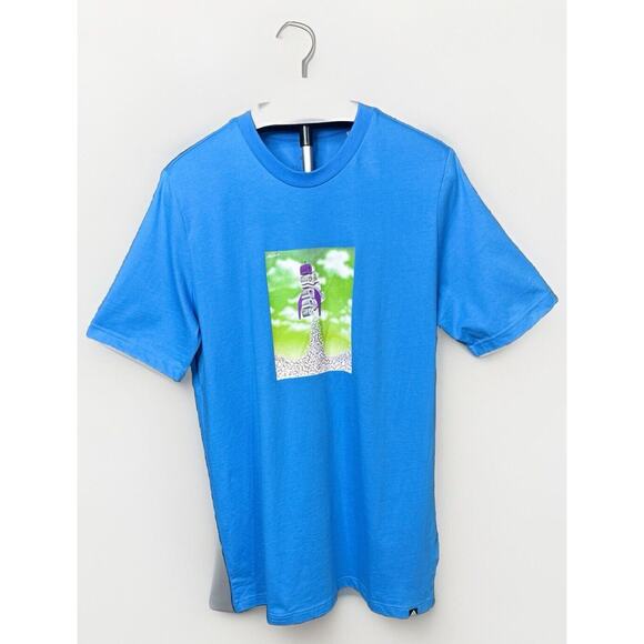 New Adidas T-shirt, Men's Pulse Blue Boost Rocket. (HK6760) Sizes LT - NWT - Picture 4 of 7
